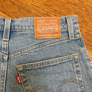 Levi’s Ribcage Denim Shorts